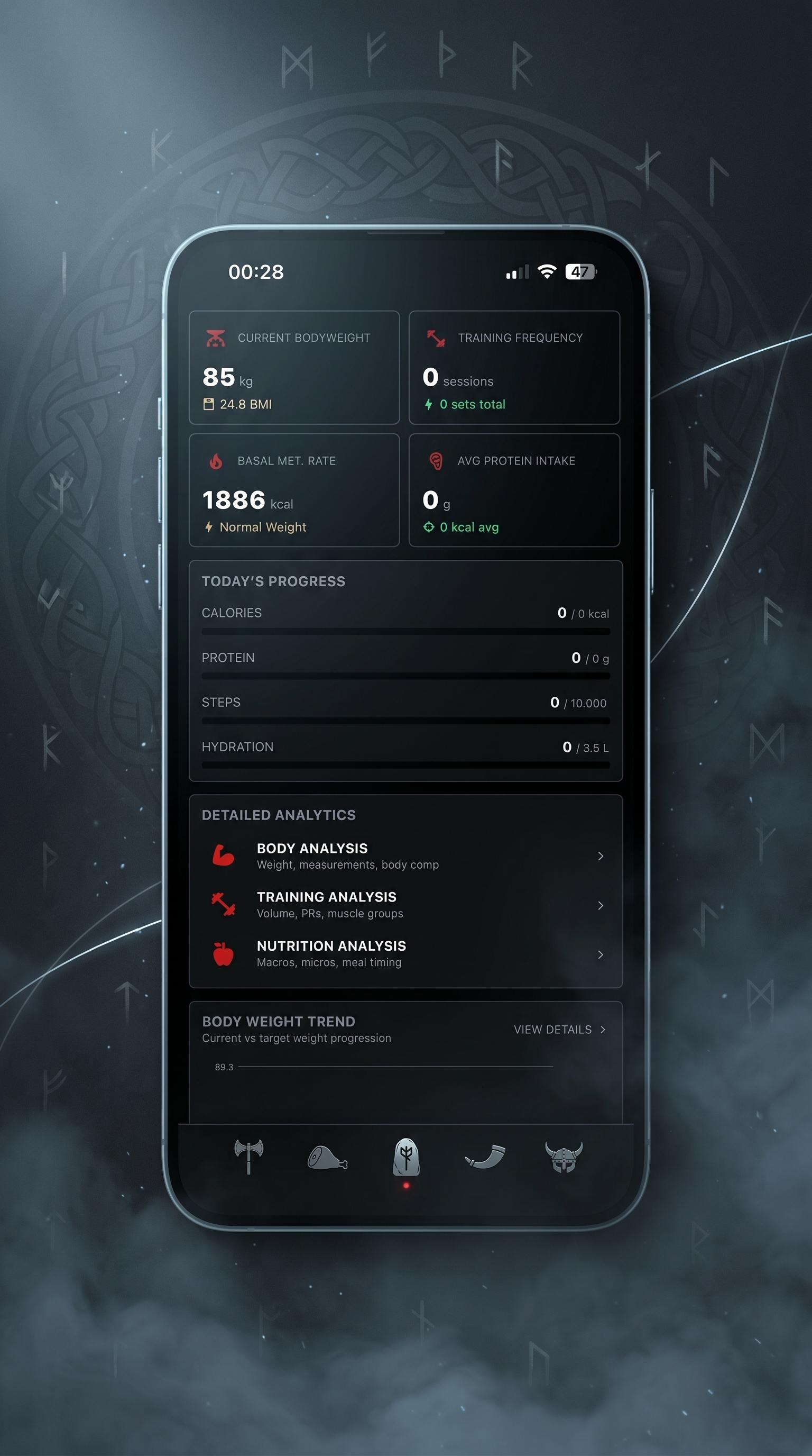 Valharon App Screenshot 2